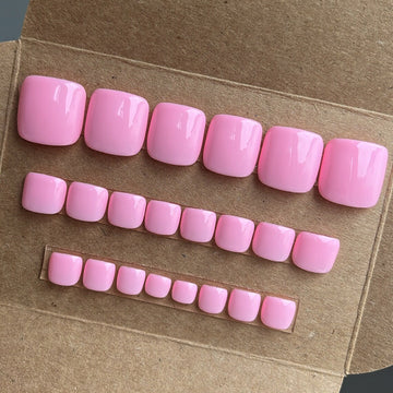 Handmade 10 Fruit Press On Toenails